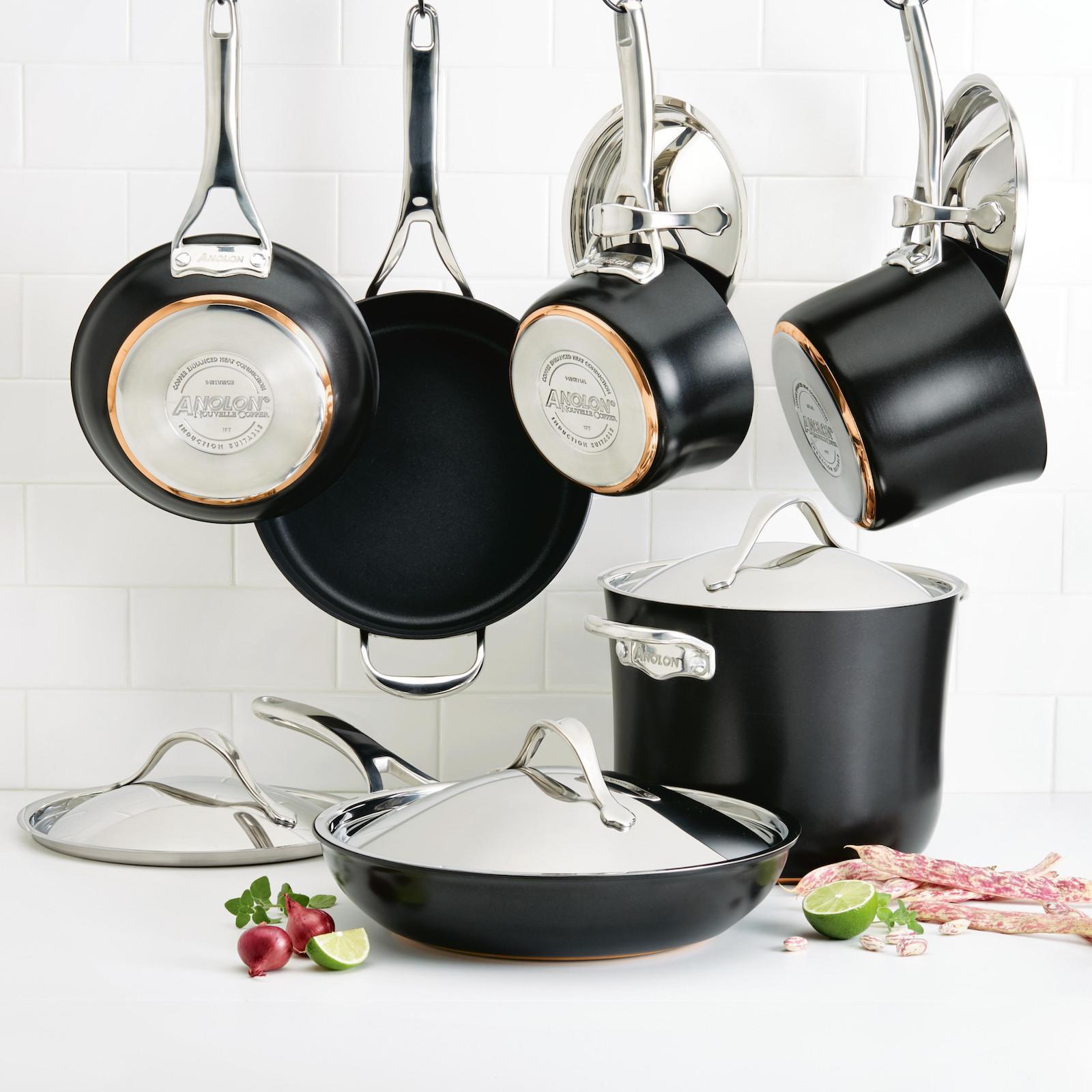 Anolon X Hybrid Nonstick Aluminum 7pc CookwareSet 