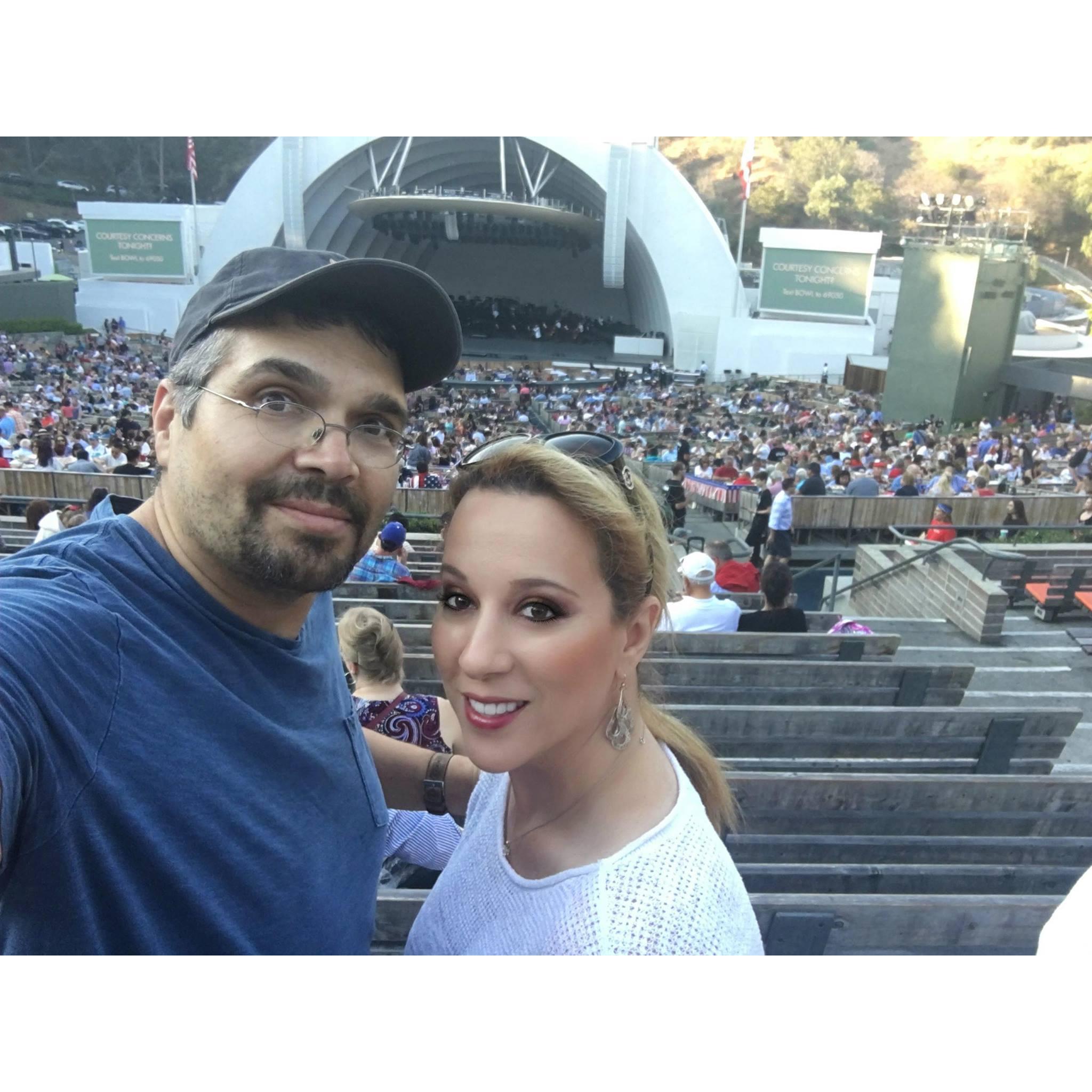 Hollywood Bowl to watch the Go-Go's in concert!