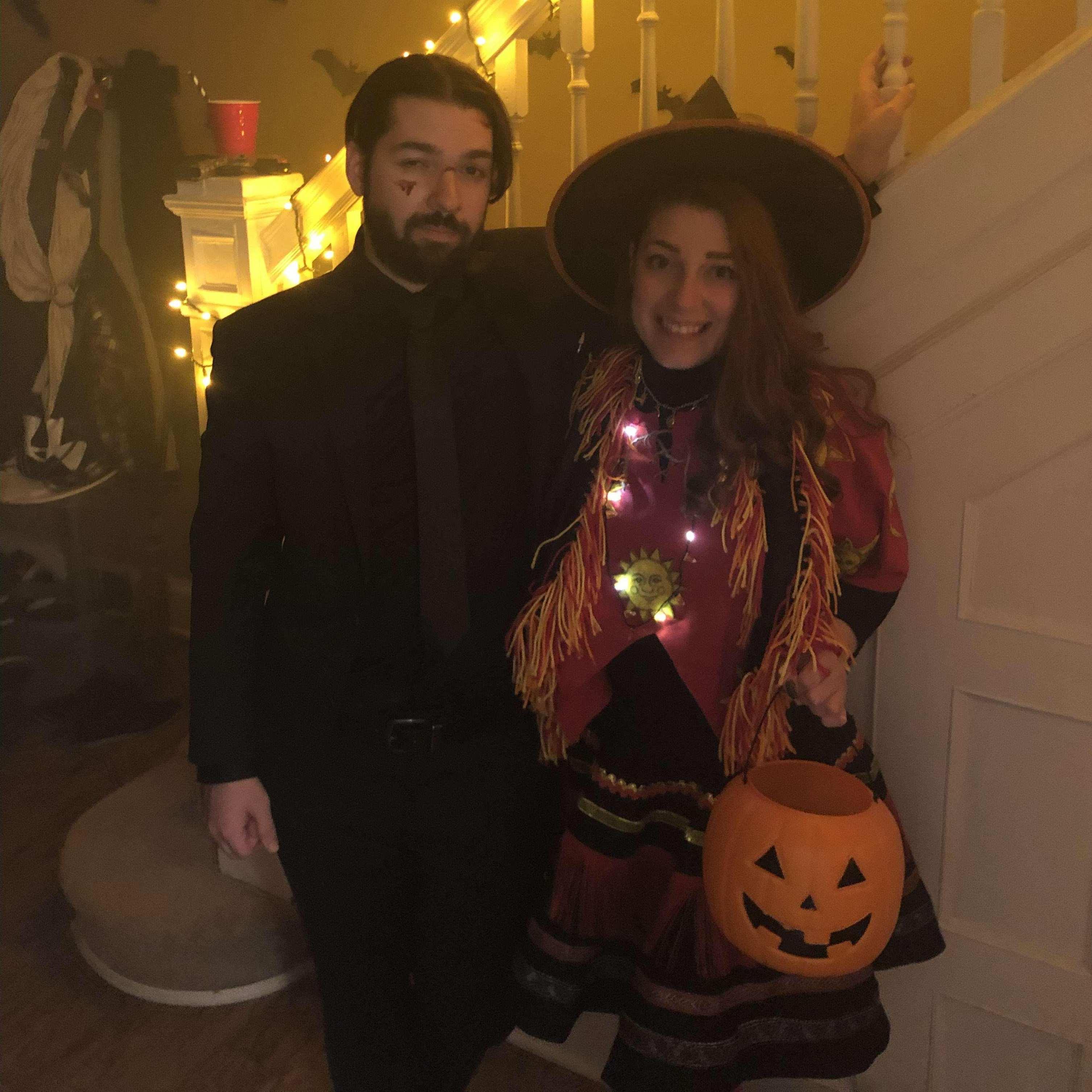 John Wick and Dani Dennison from Hocus Pocus from Halloween 2018.