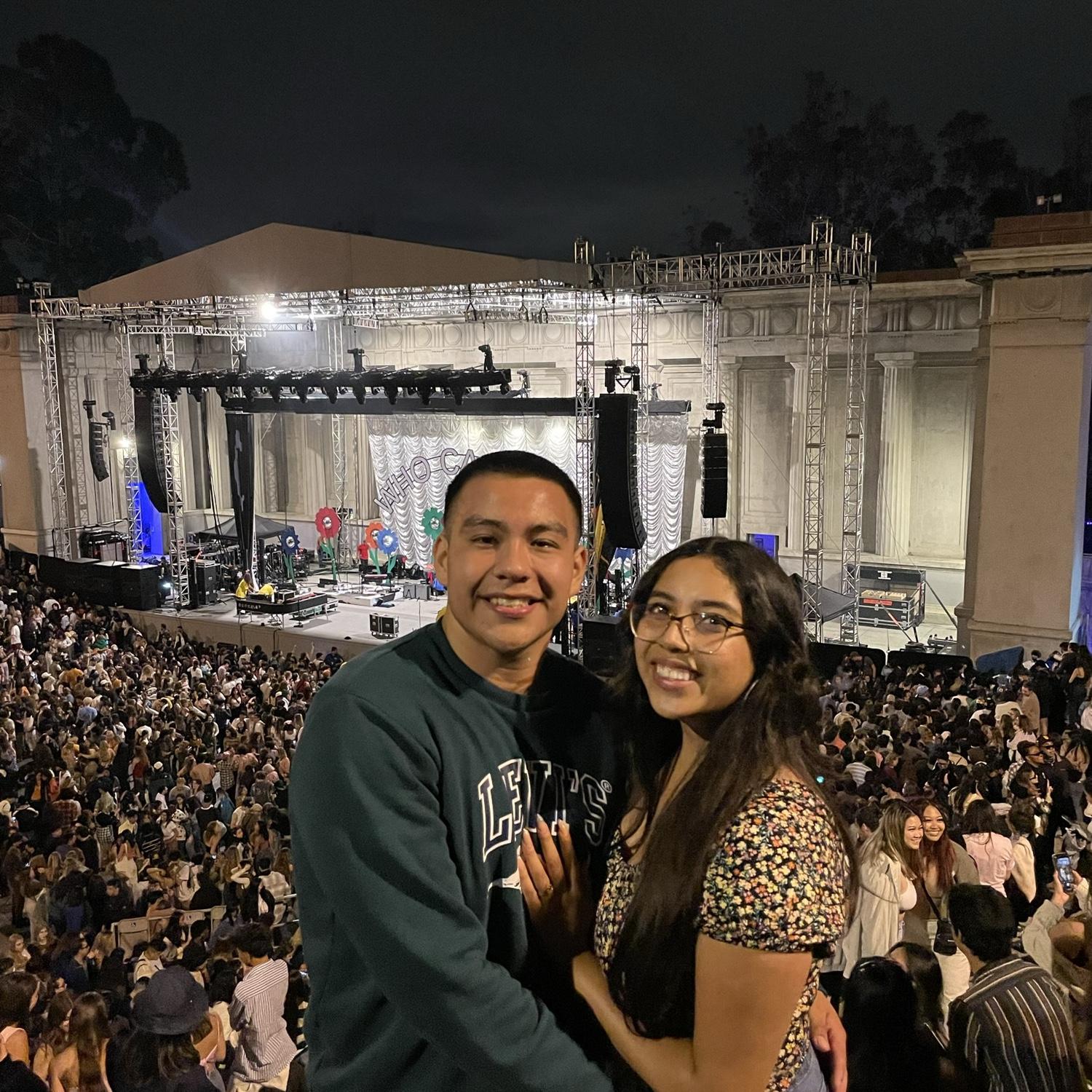 Our first concert together 2022. Went to see Rex Orange County!