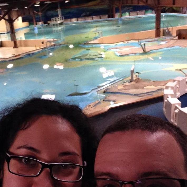 A scale model of the San Francisco bay!