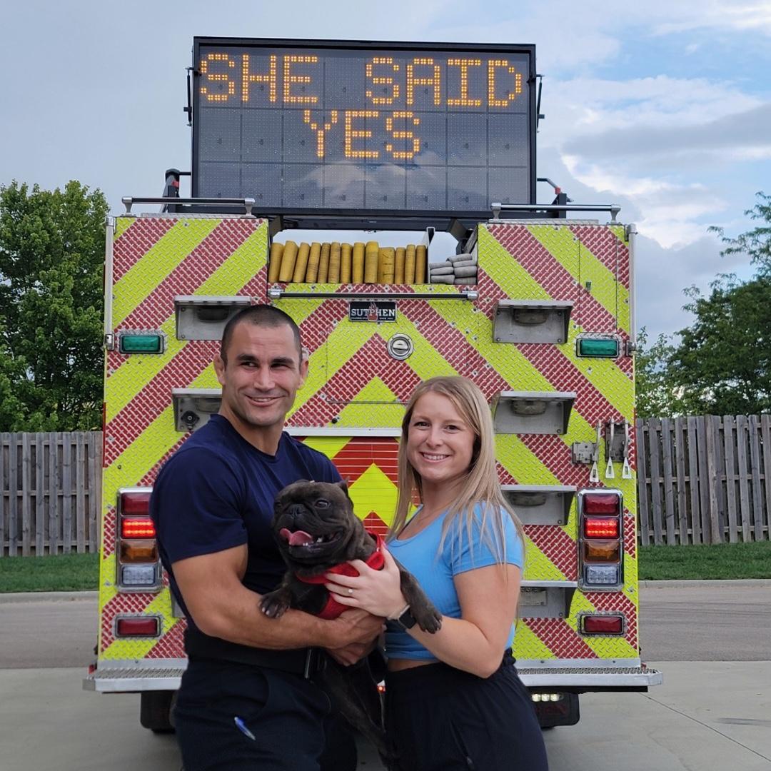 Anna said yes!