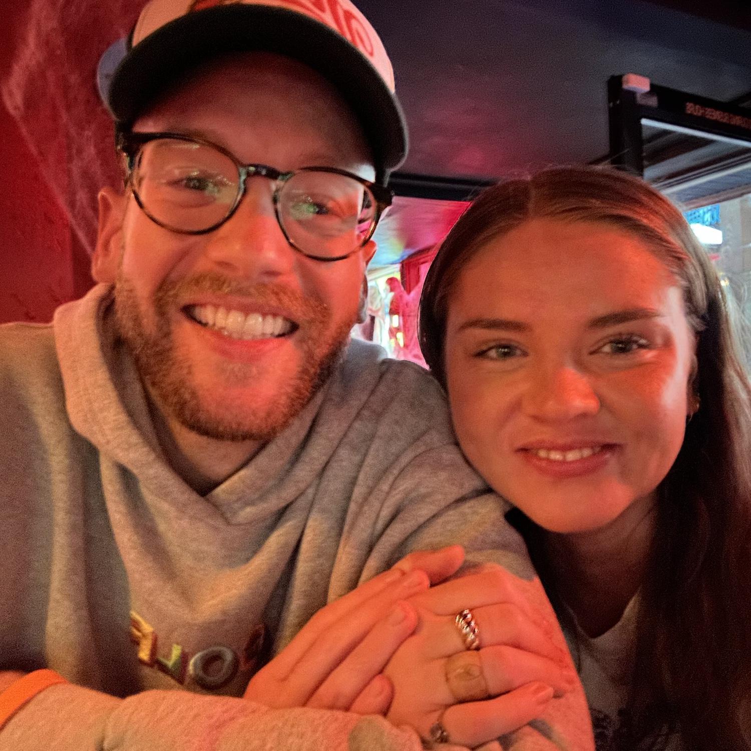 At one of our favorite restaurants
