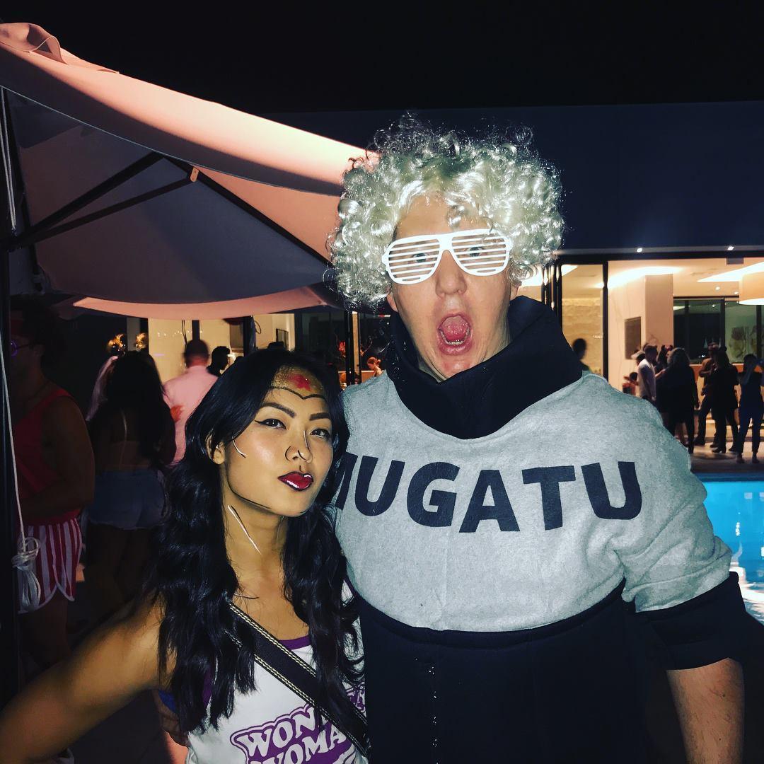 Wonder Woman and Mugatu Halloween in Los Angeles