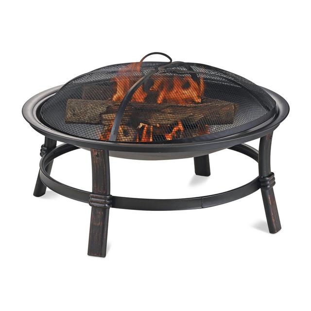 UniFlame® Endless Summer® Wood Burning Outdoor Fire Pit in...