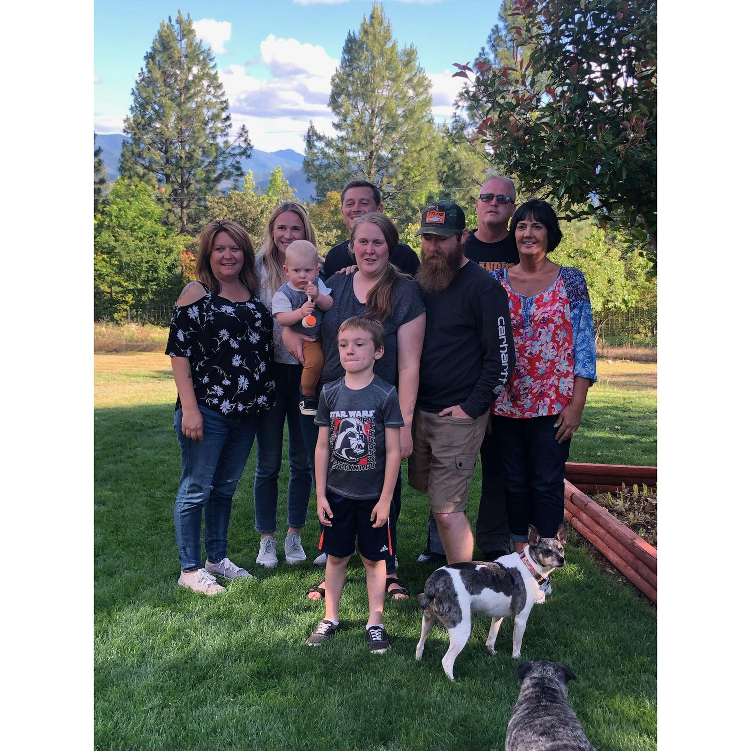 Our first baby birthday in Oregon with the whole family!
