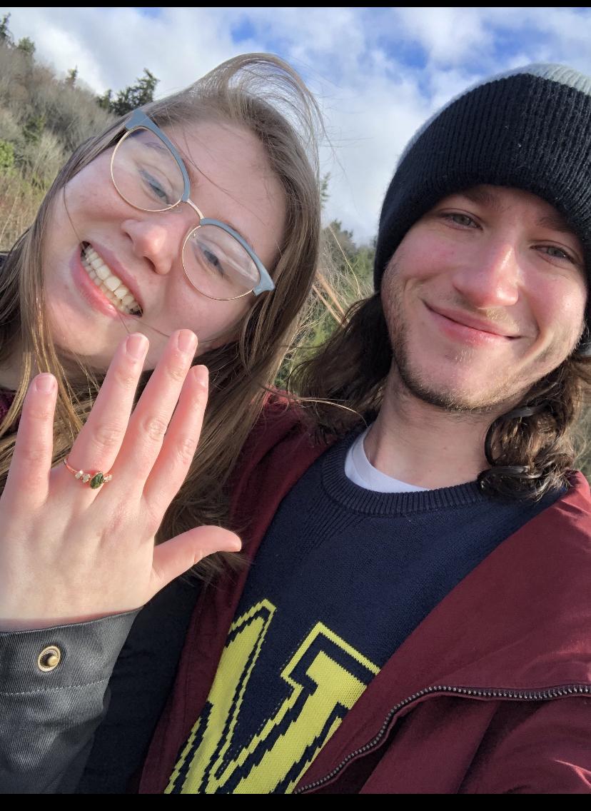 The day she said yes!