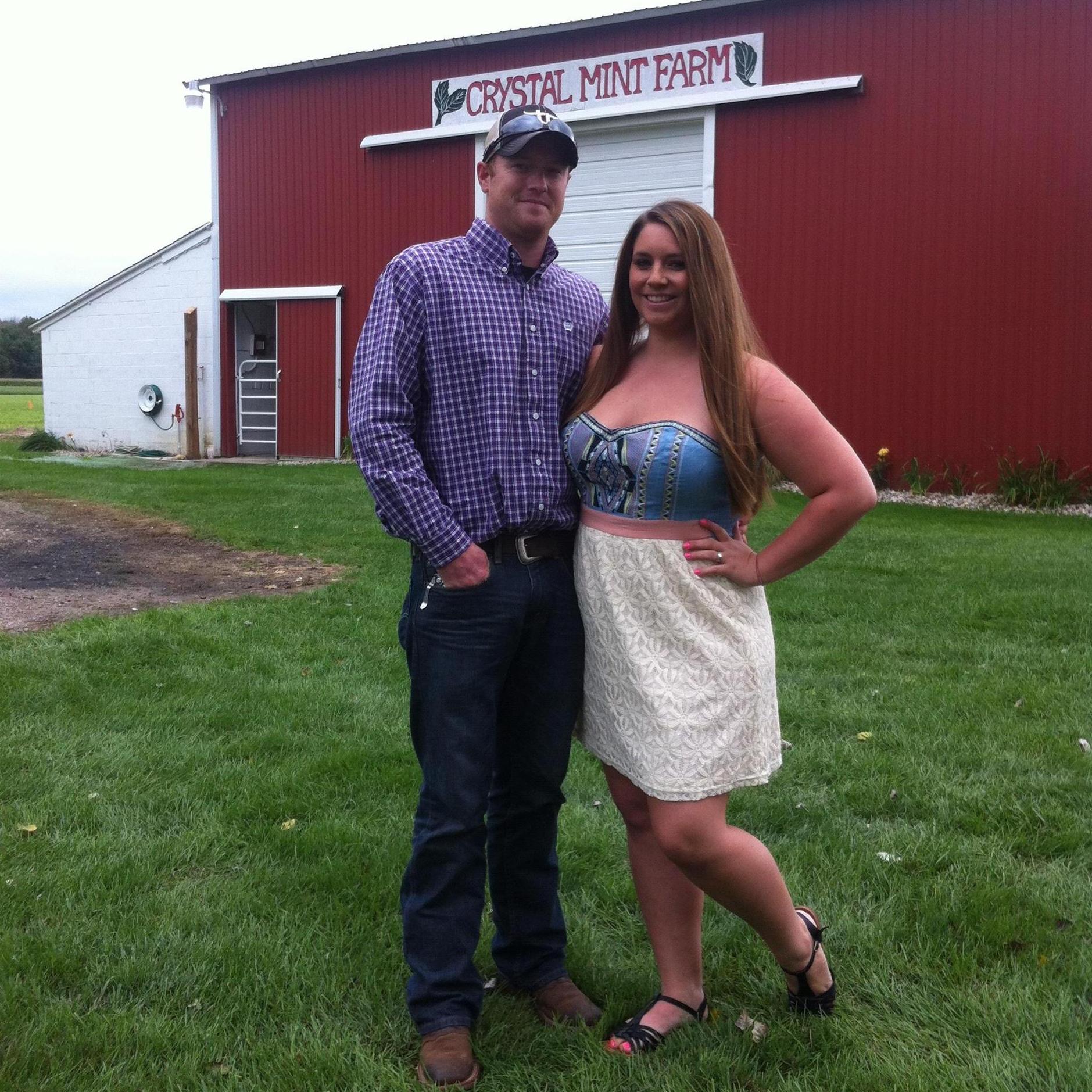 At Best Man Casey's Rehearsal Dinner in Michigan