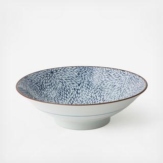 Aizome Mum Serving Bowl