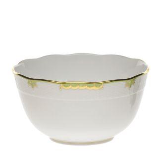 Herend Princess Victoria Green Round Bowl