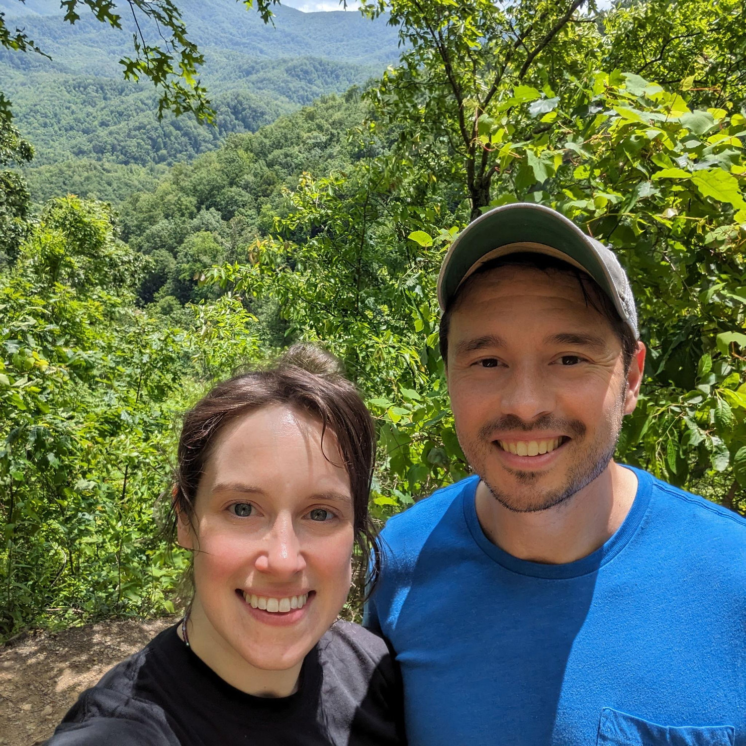 Hiking in the Smoky Mountains.