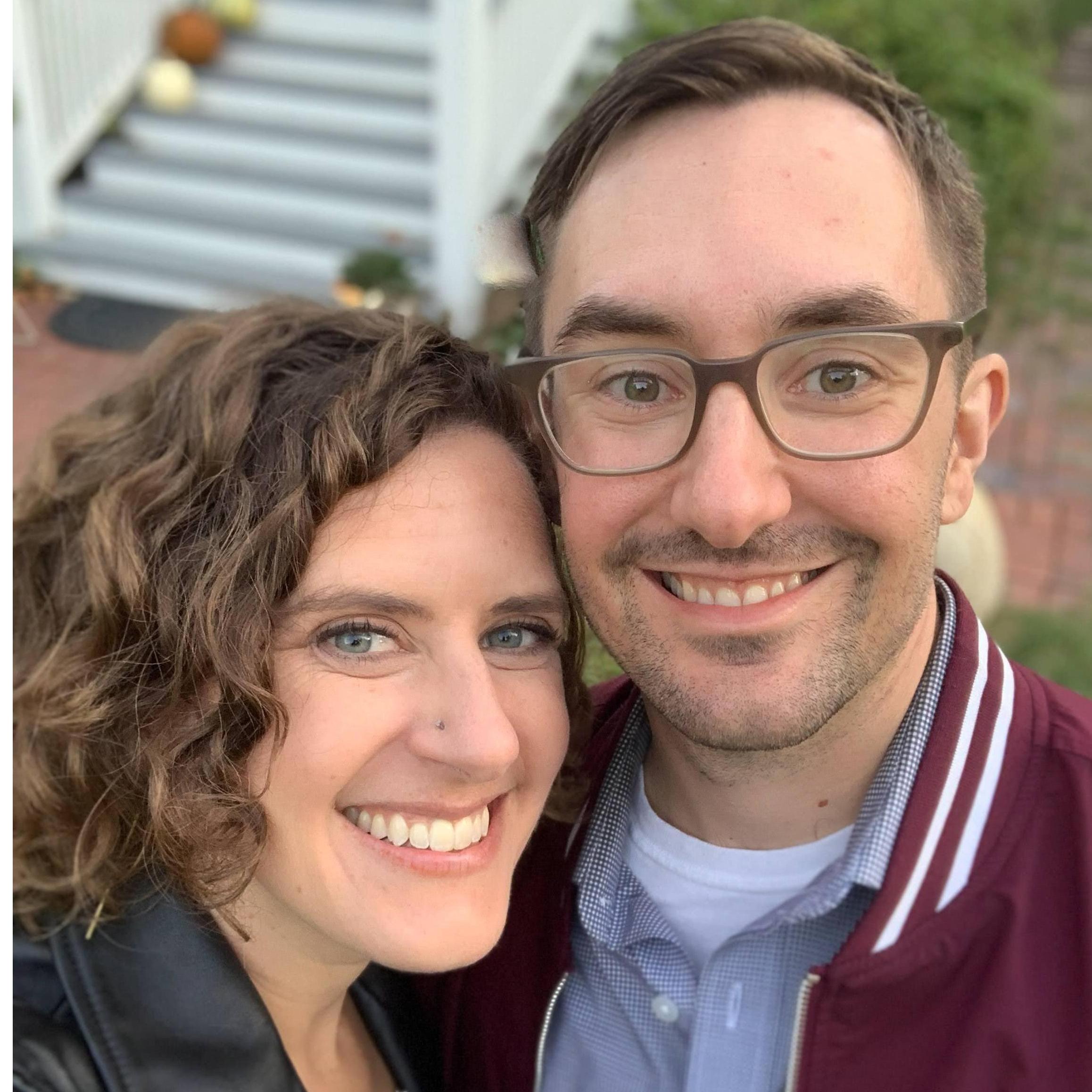 At our engagement party!