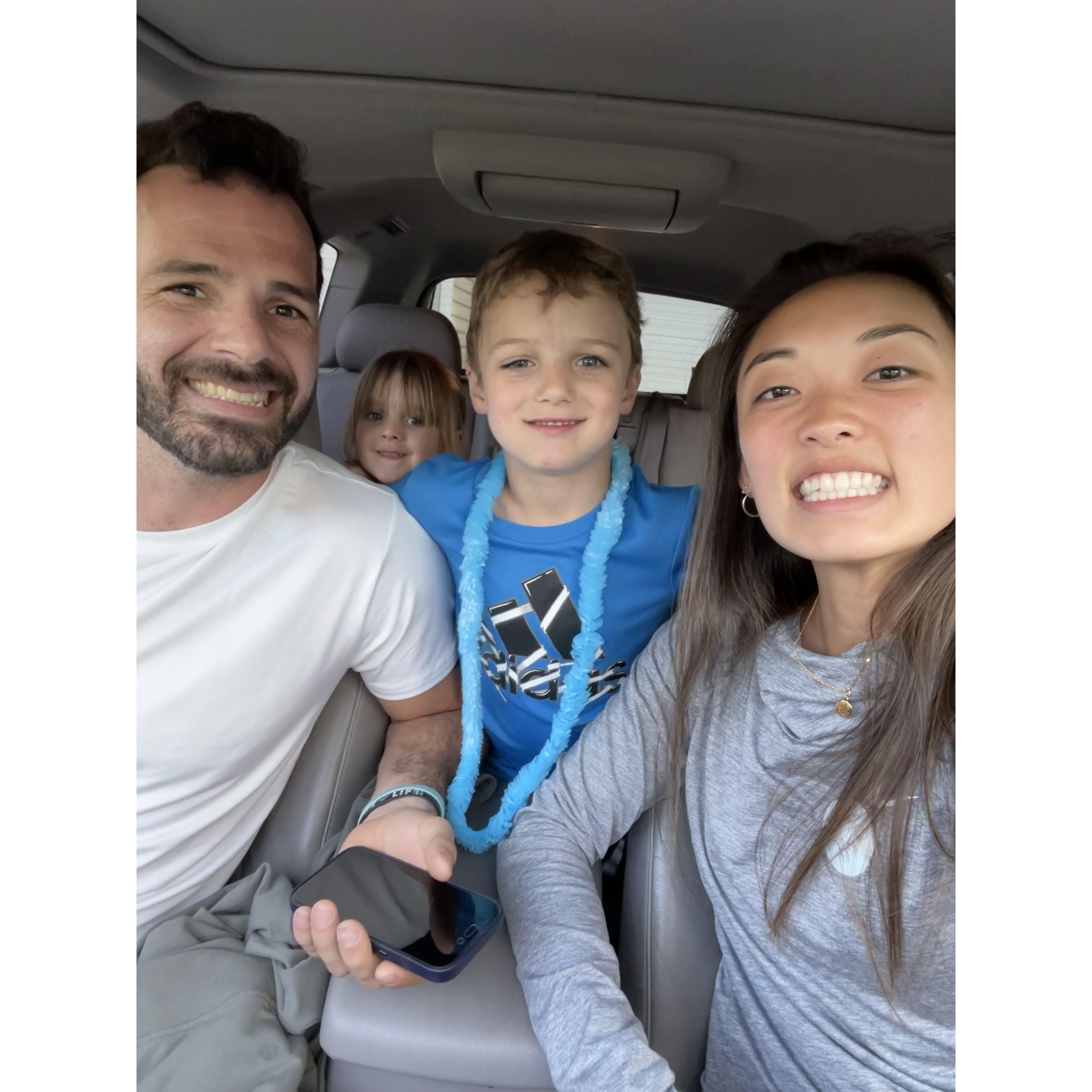 With a couple of our favorite kiddos!