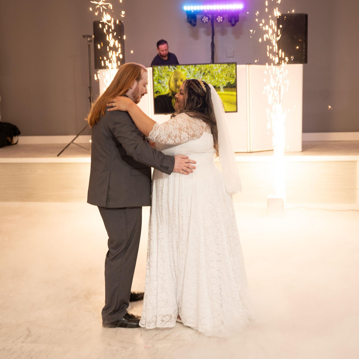 Our first dance.
