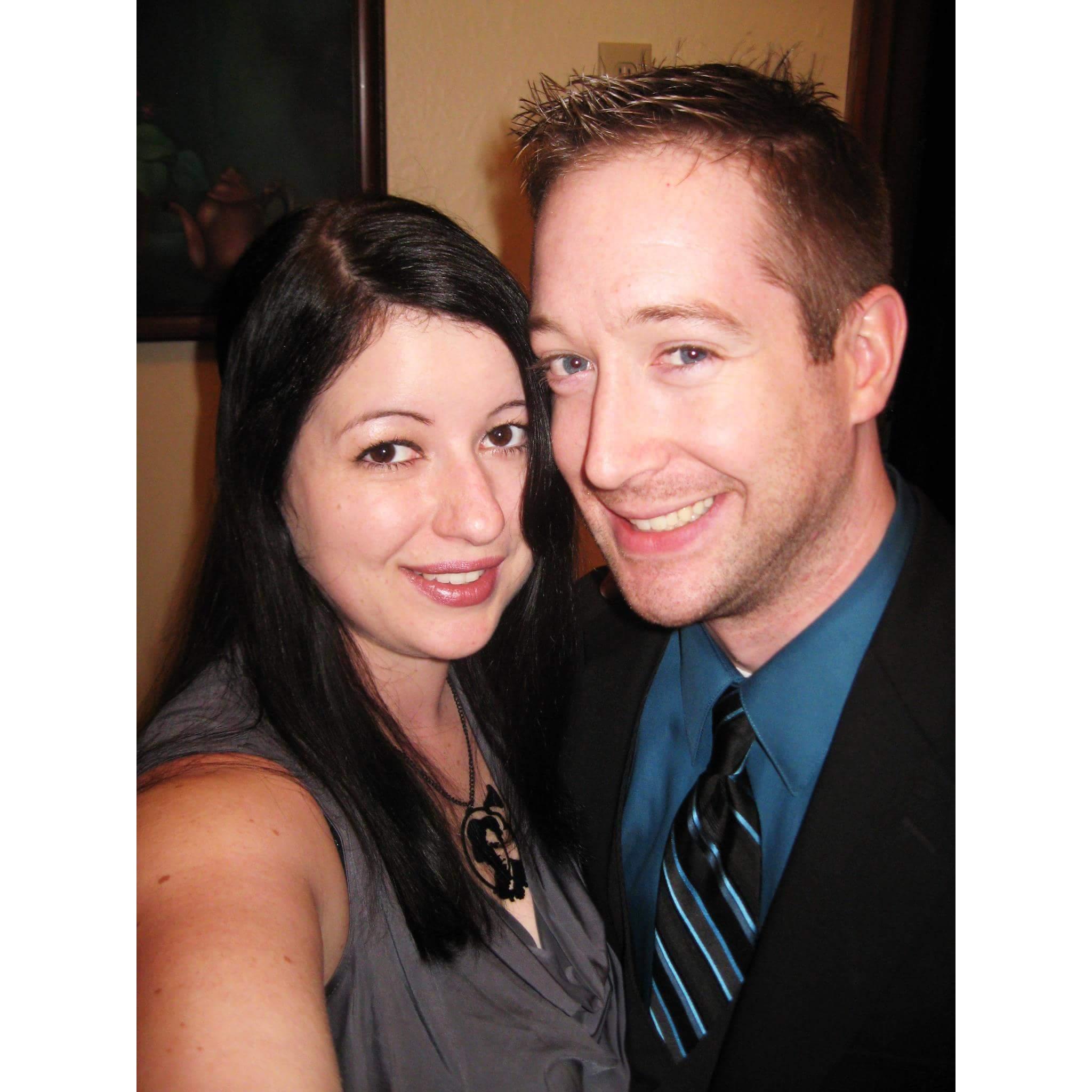At dear friends' wedding in Point Pleasant, WV (2012)