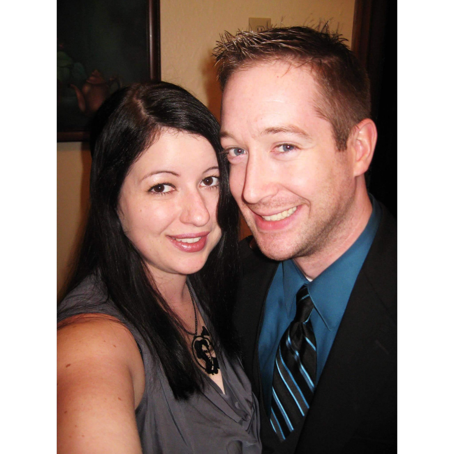 At dear friends' wedding in Point Pleasant, WV (2012)