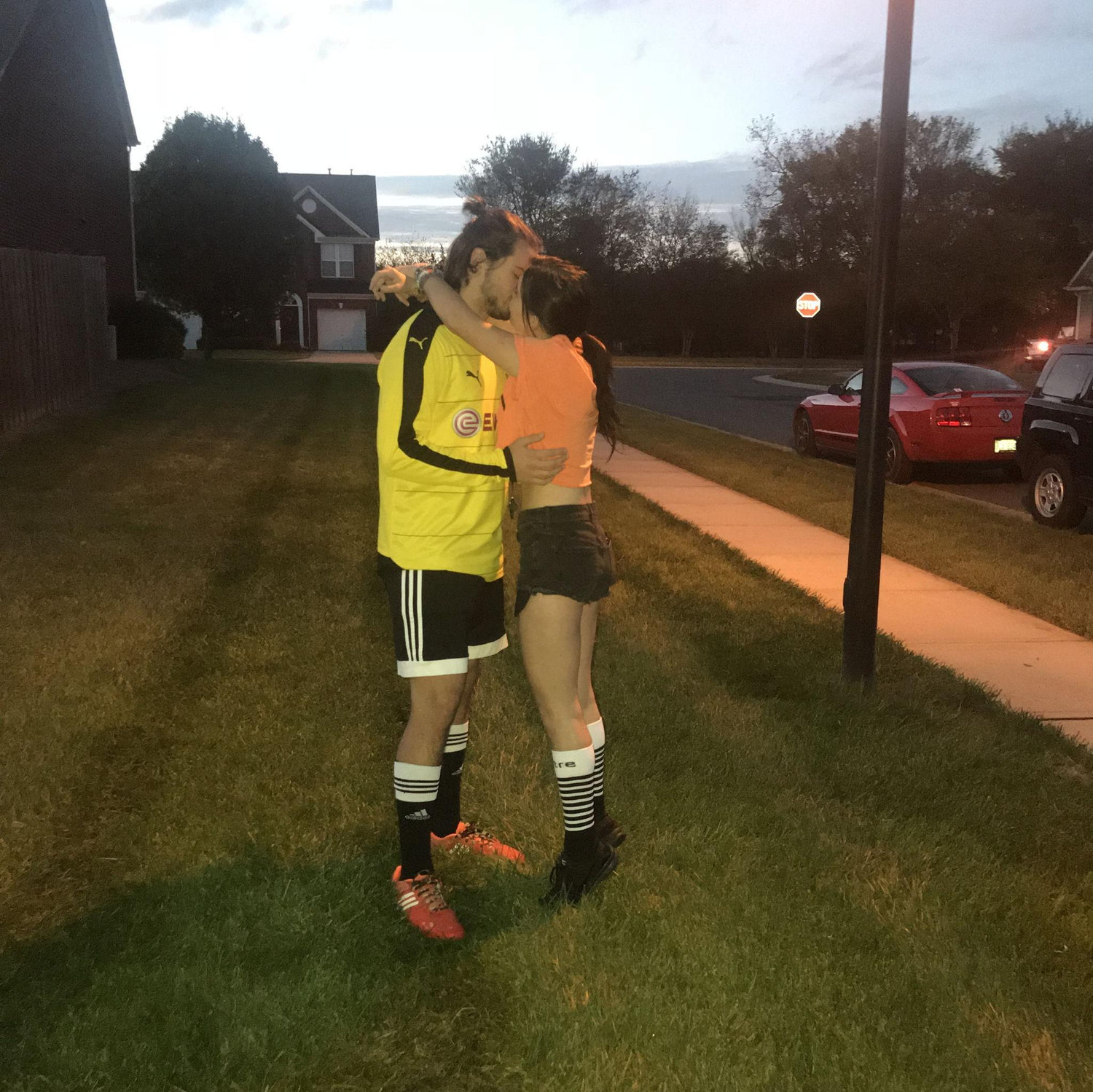 10.31.2017 - Our first Halloween (Soccer Player & Referee)