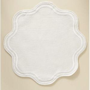 Madeline Embroidered Round Placemat