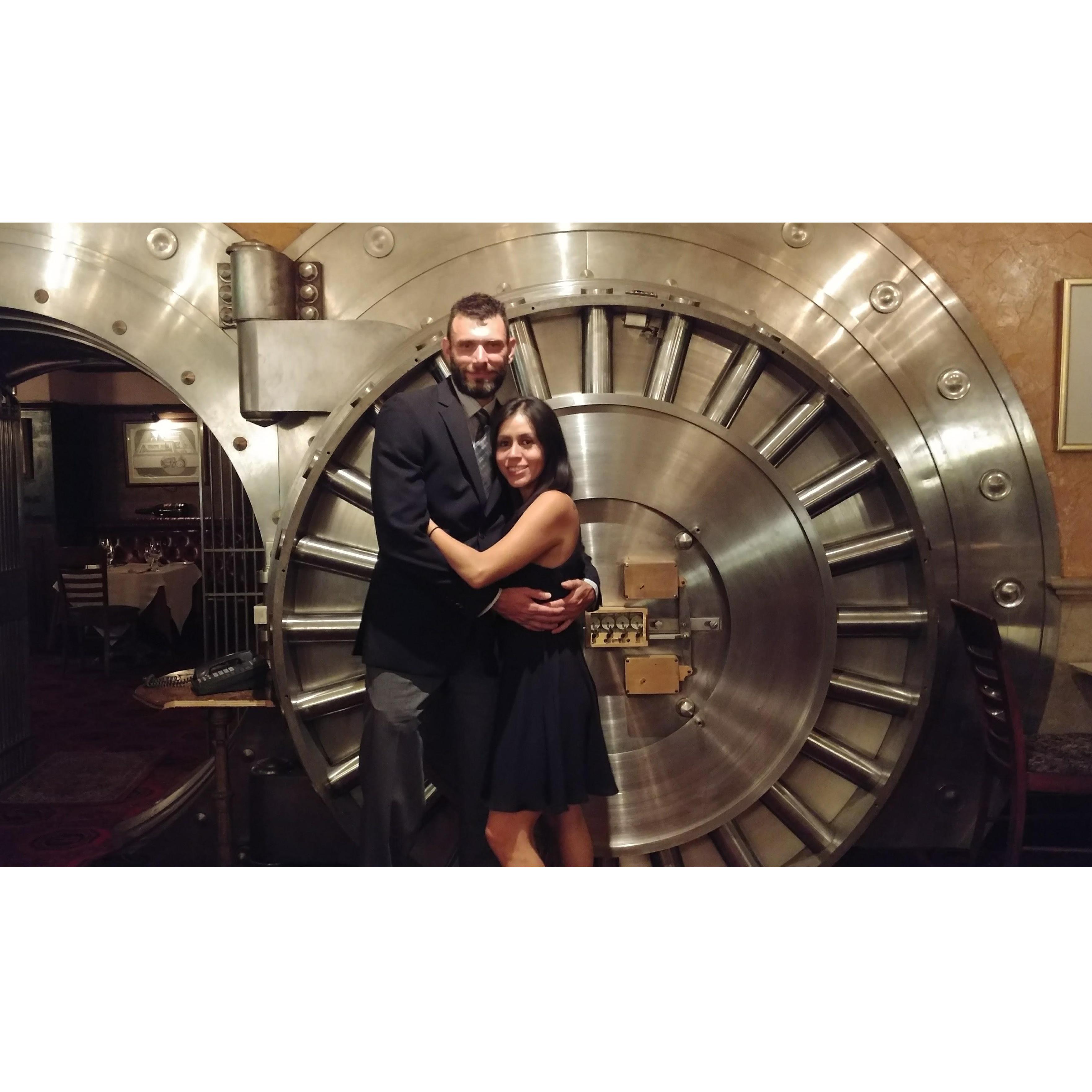 Romantic dinner for two in Denver, Colorado. This was on our 2017 Summer Road Trip.