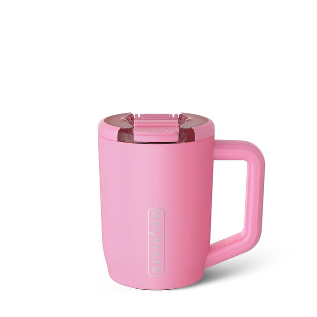 BrüMate Müv - 15oz 100% Leak Proof Insulated Coffee Mug with Handle & Lid - Stainless Steel Coffee Travel Mug - Double Walled Coffee Cup (Primrose)