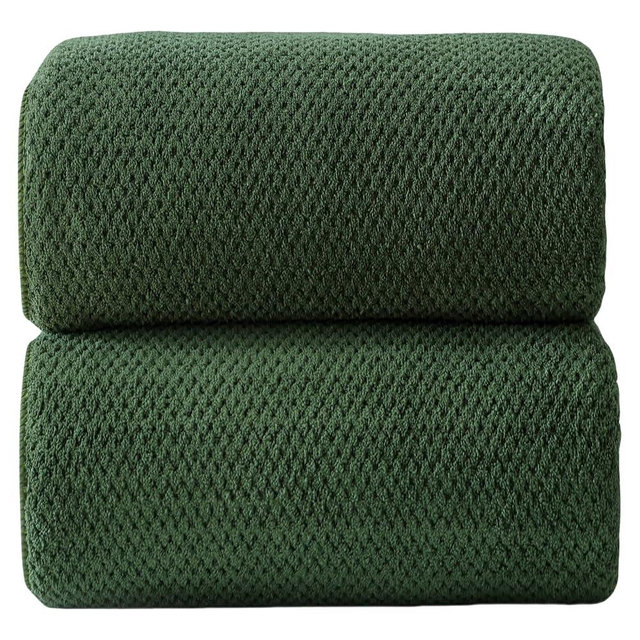 Akzpe 40x80 Inches Bath Sheets Towels for Adults Oversized Bath Towels Extra Large Luxury Super Soft Absorbent Quick Dry Microfiber(Olive Green,2PCS)