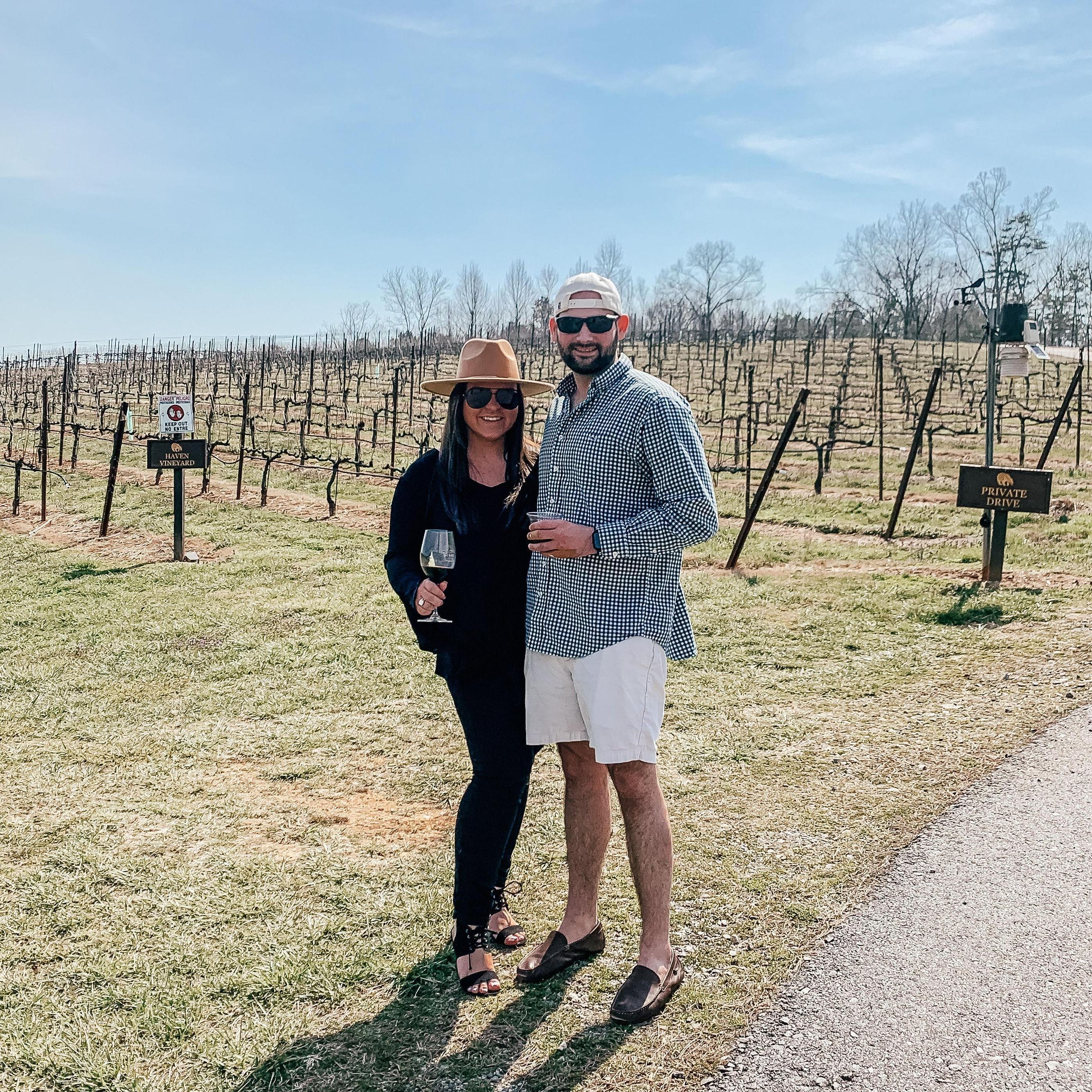 Many trips and date nights to our favorite wineries in North GA.