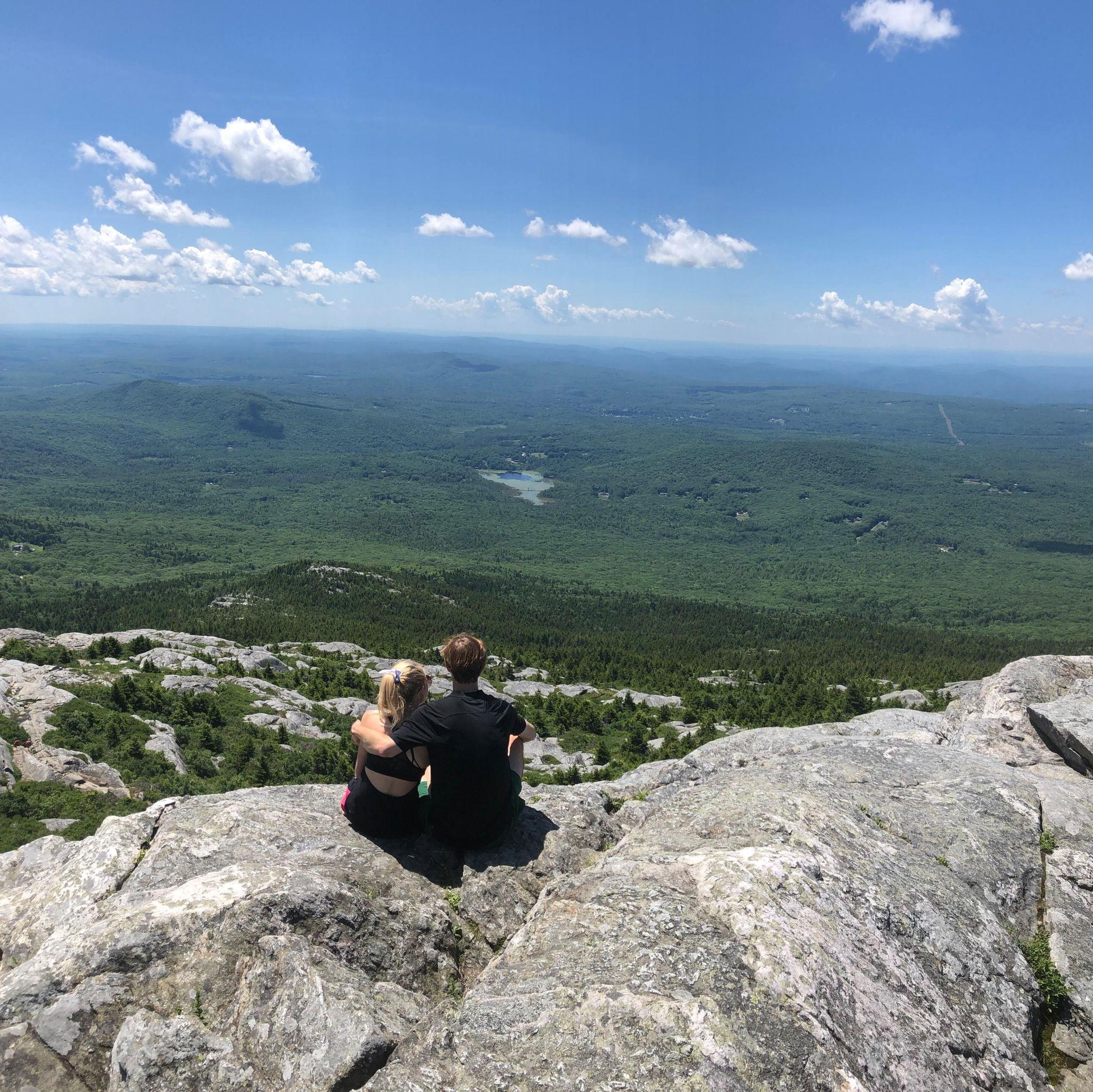 July 18, 2020. Carson and Audrey spend the weekend after Audrey's birthday hiking in New Hampshire.