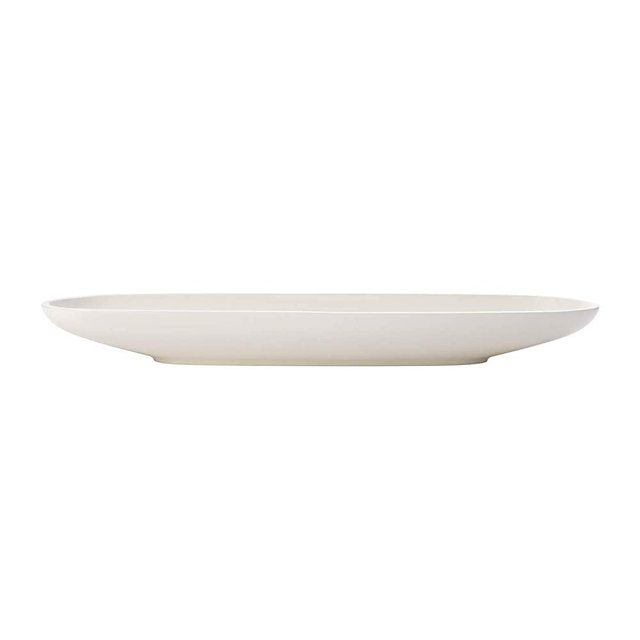 Villeroy & Boch 1041303844 Artesano Original Oval Fruit Bowl, 21.5 x 6.5 in, White