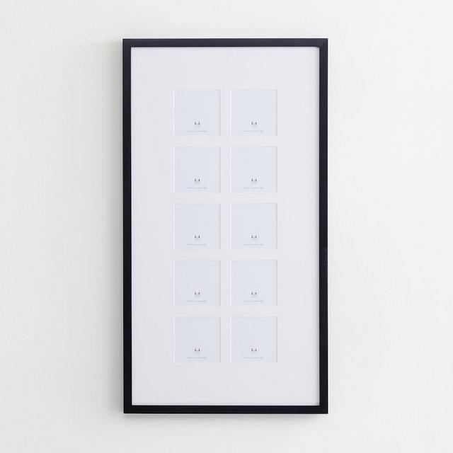 Wood Gallery 10-Opening Frame - Black