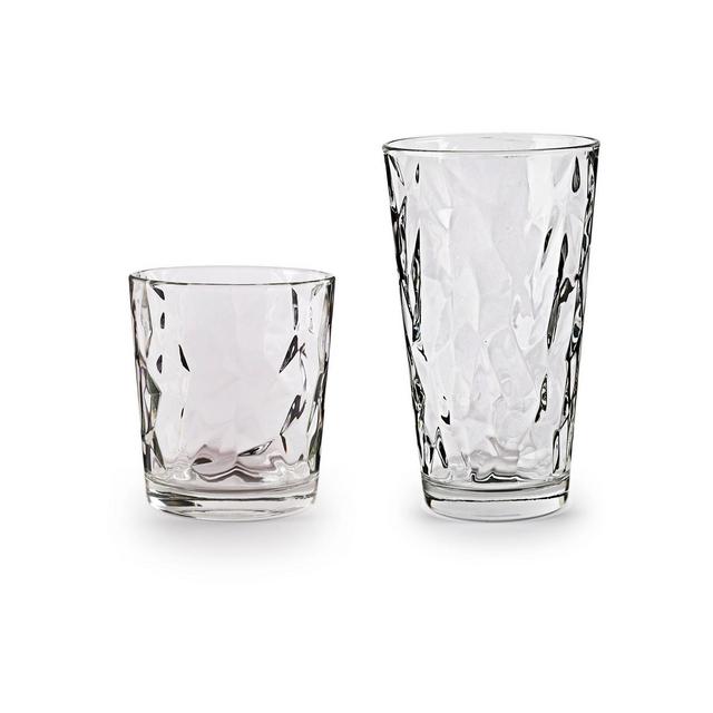 Circle Glass Cabrini Entertaining Glasses, Set of 12
