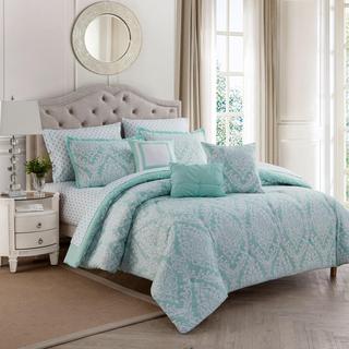 Hyde Damask 10-Piece Comforter Set