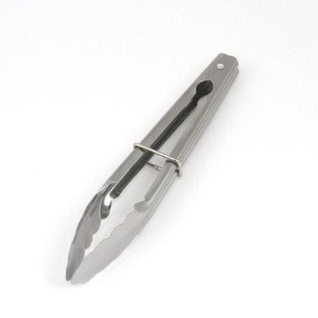 9" Stainless Steel Clamshell Tongs