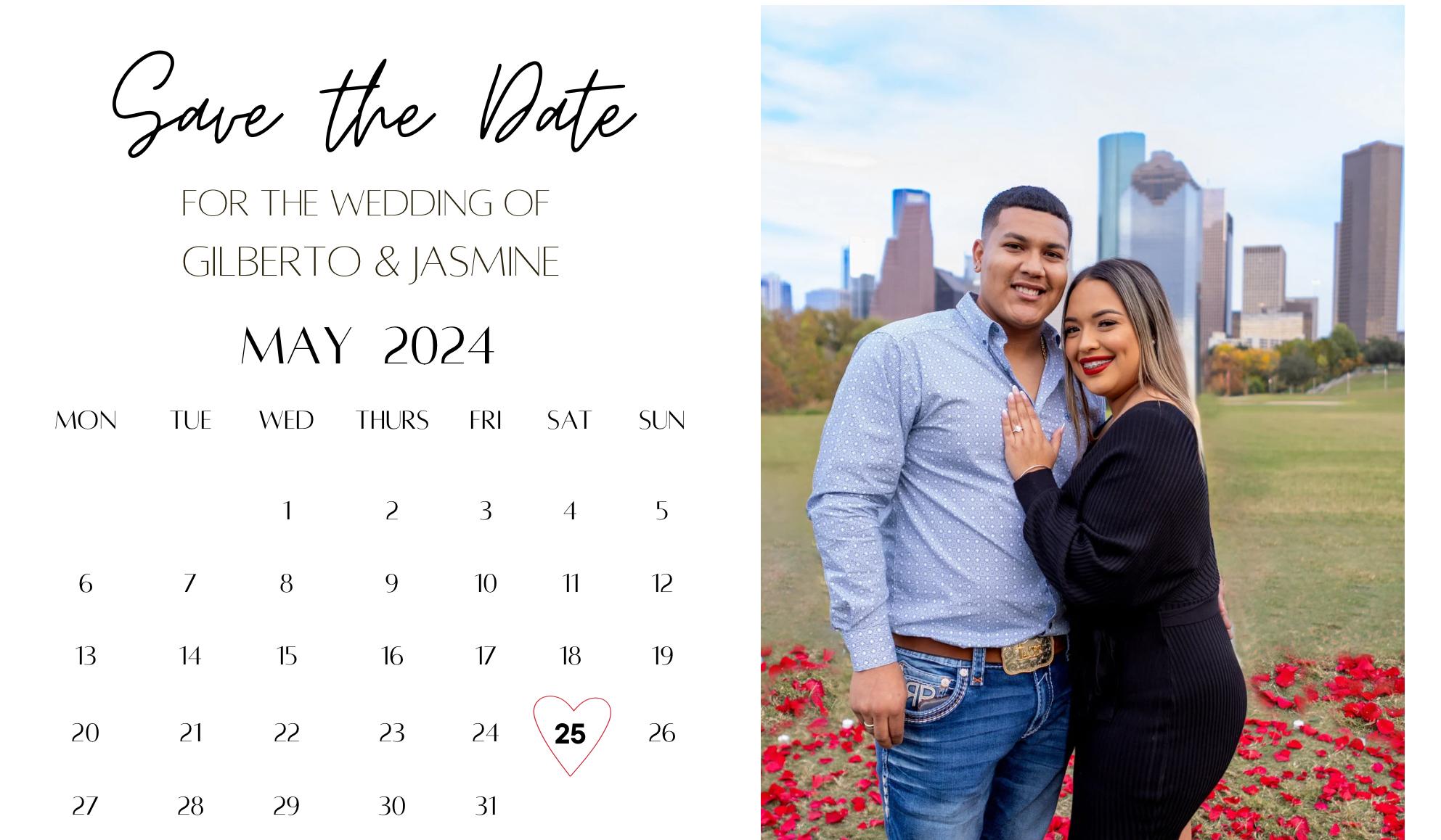 The Wedding Website of Jasmine Salinas and Gilberto Villarreal