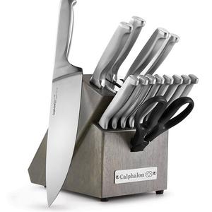 Calphalon Classic Self-Sharpening Stainless Steel 15-piece Knife Block Set