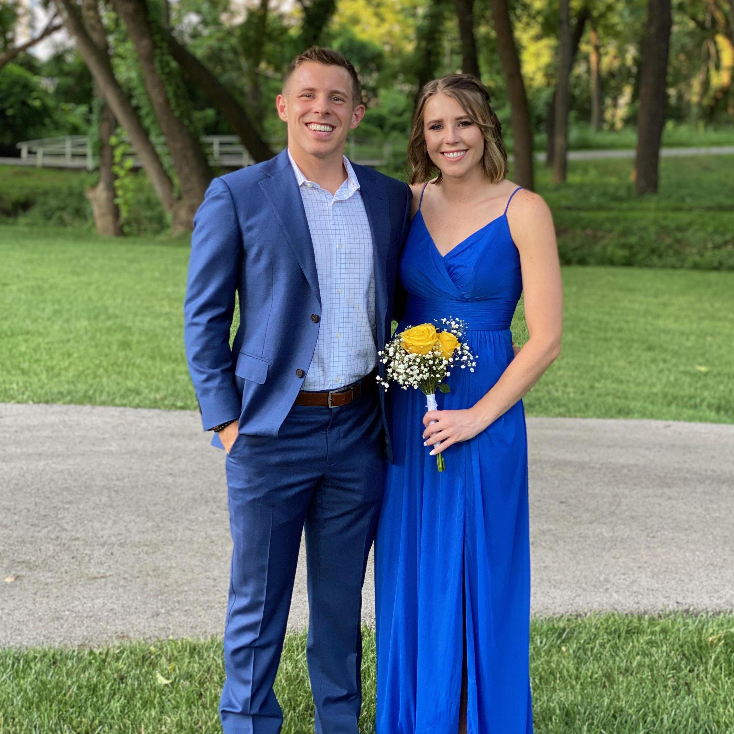 This photo was taken at Javier & Kelsey's wedding and may have been the moment Colton knew he wanted to marry me.