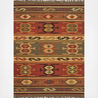 Flat-Weave Jute Thebes Rug