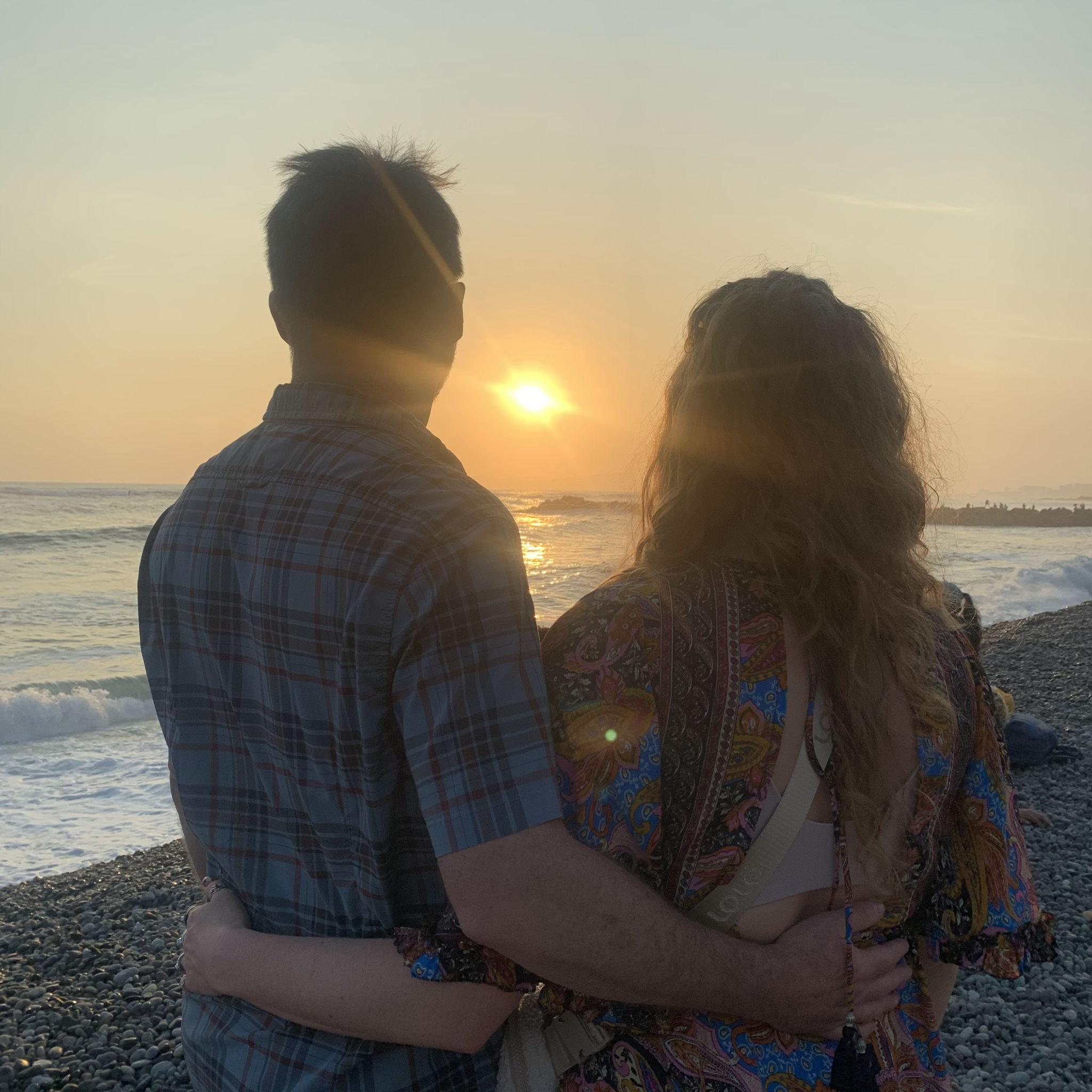 Sunset in Lima, Peru