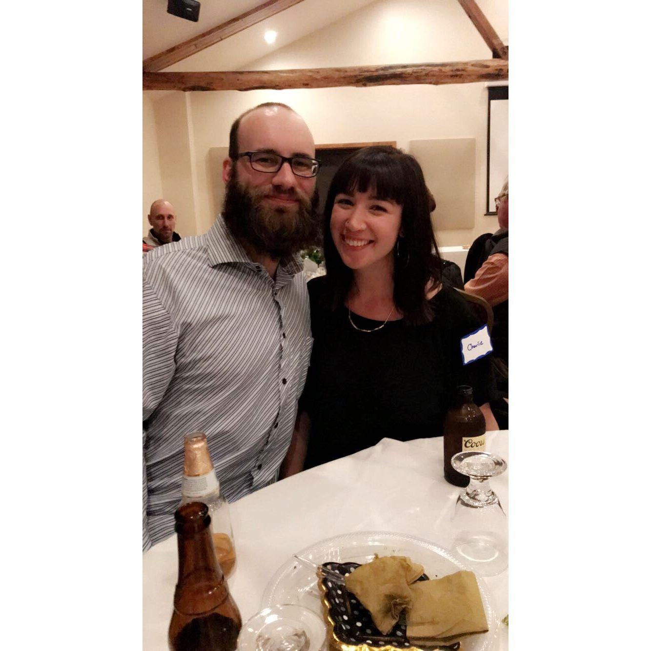Ben & Brinlee rehearsal dinner.  Ben is our Best Man & Chris was his!