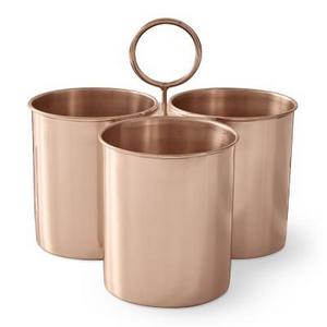 Copper Flatware Caddy
