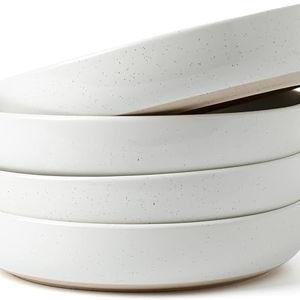 Bowl Set, Pasta Bowls Set of 4, White