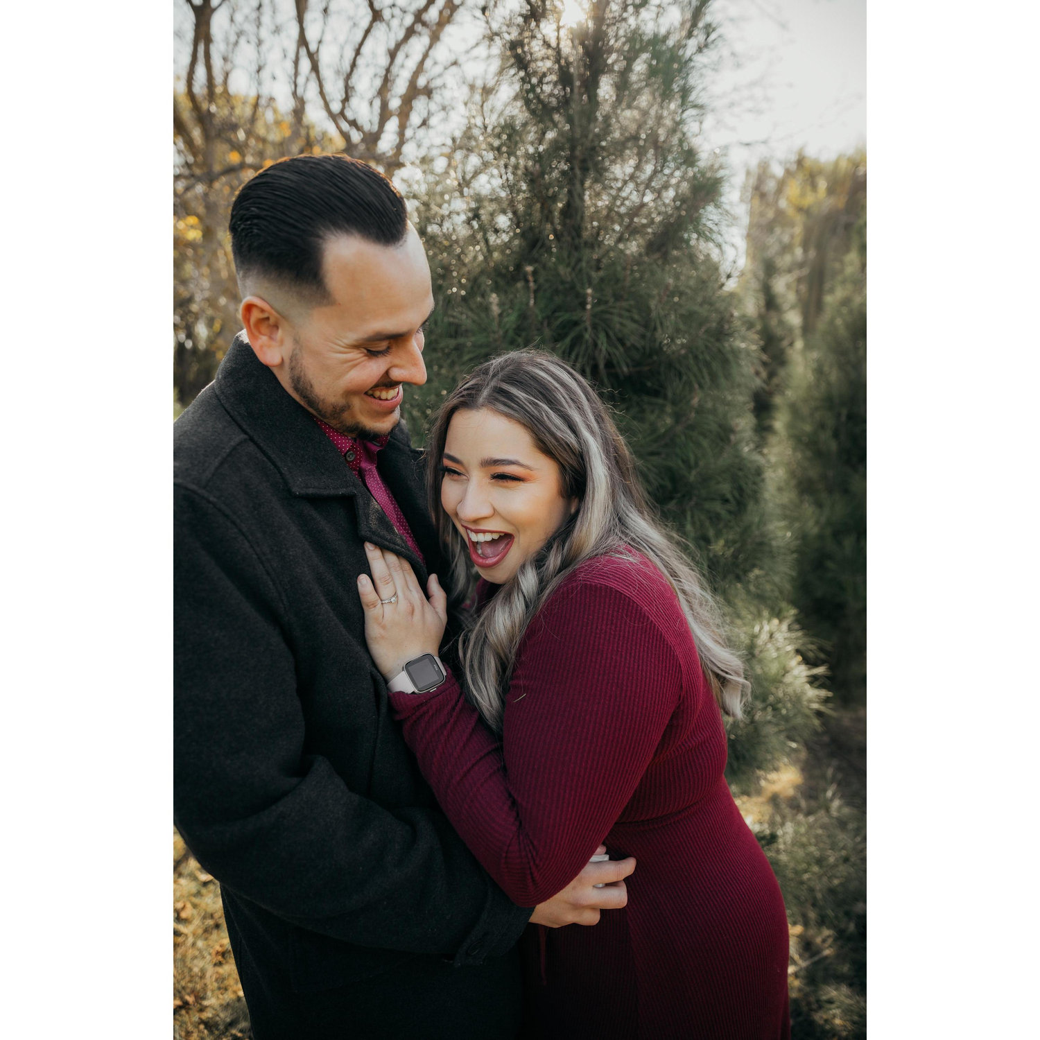 Alex so proud that Alisia said yes! Alisia still in shock!