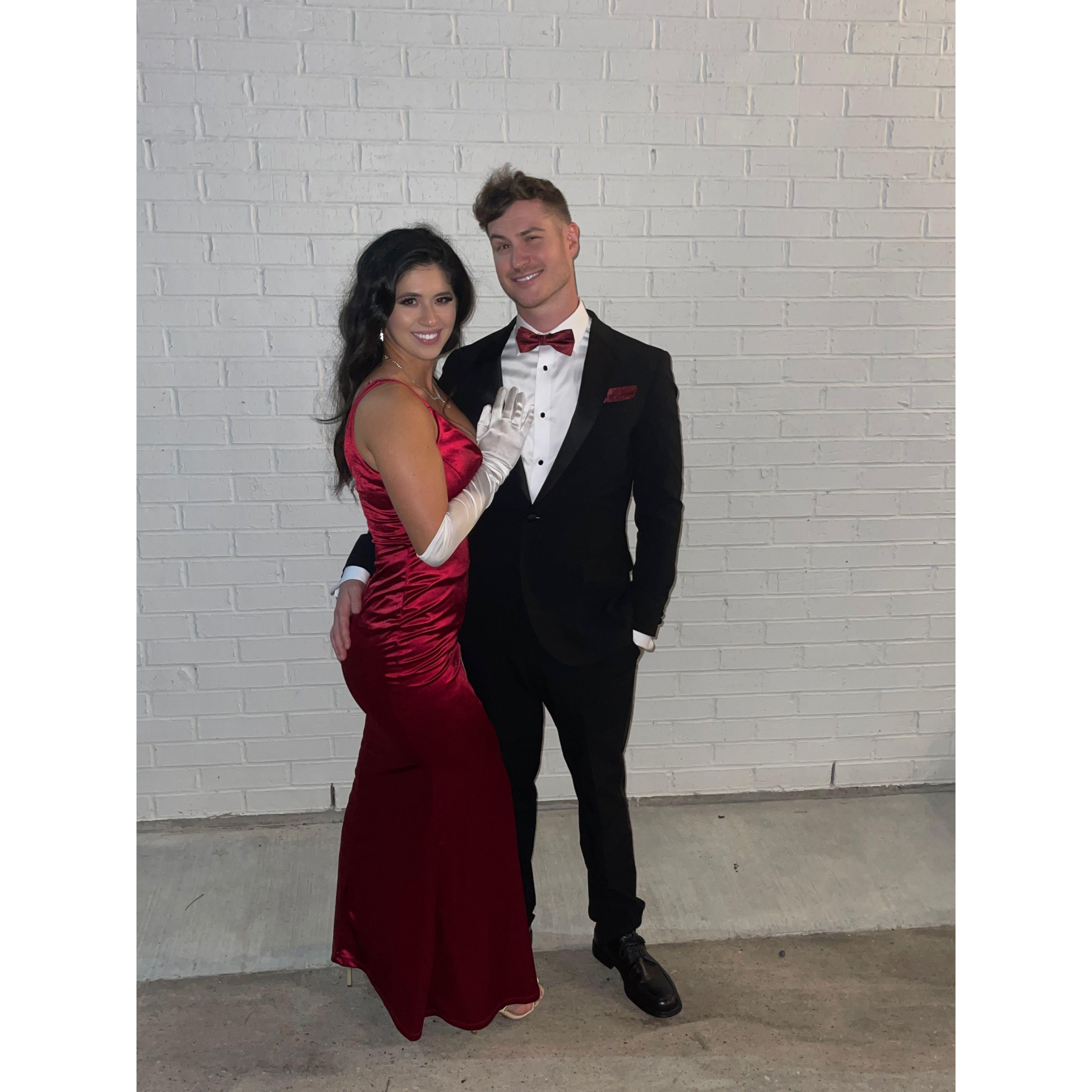 NYE 2021. Schuna wedding. Hoping one day we will look this good again!