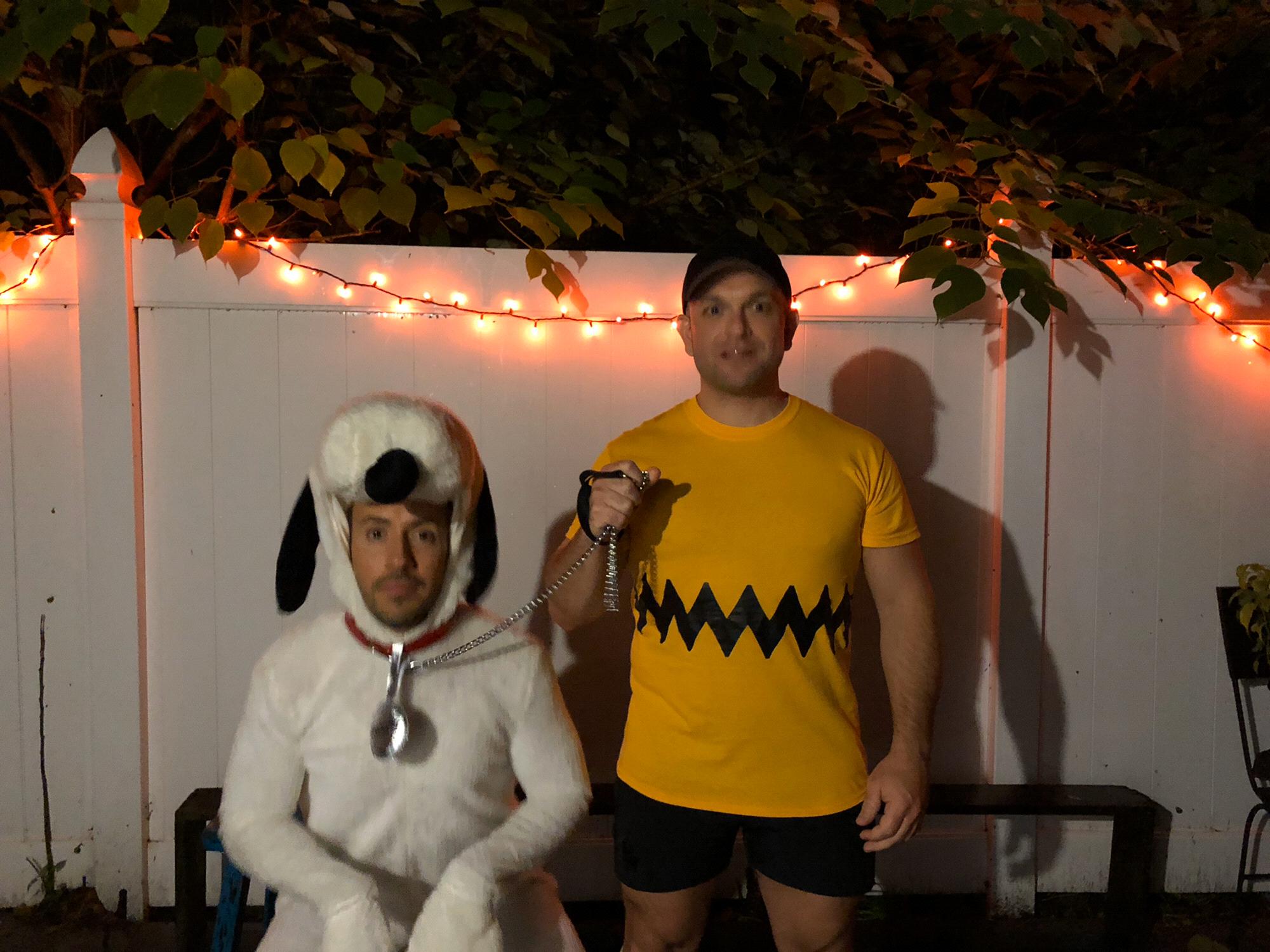 Snoopy & Charlie Brown for Halloween