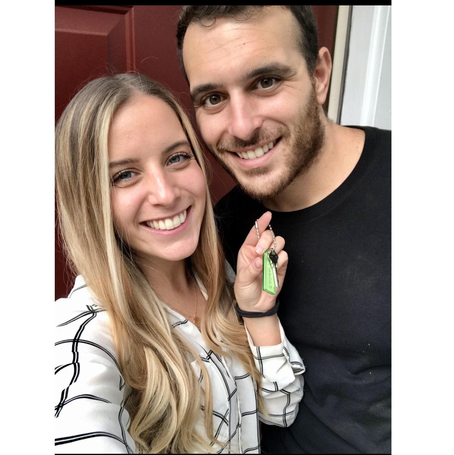 The day we bought our home!