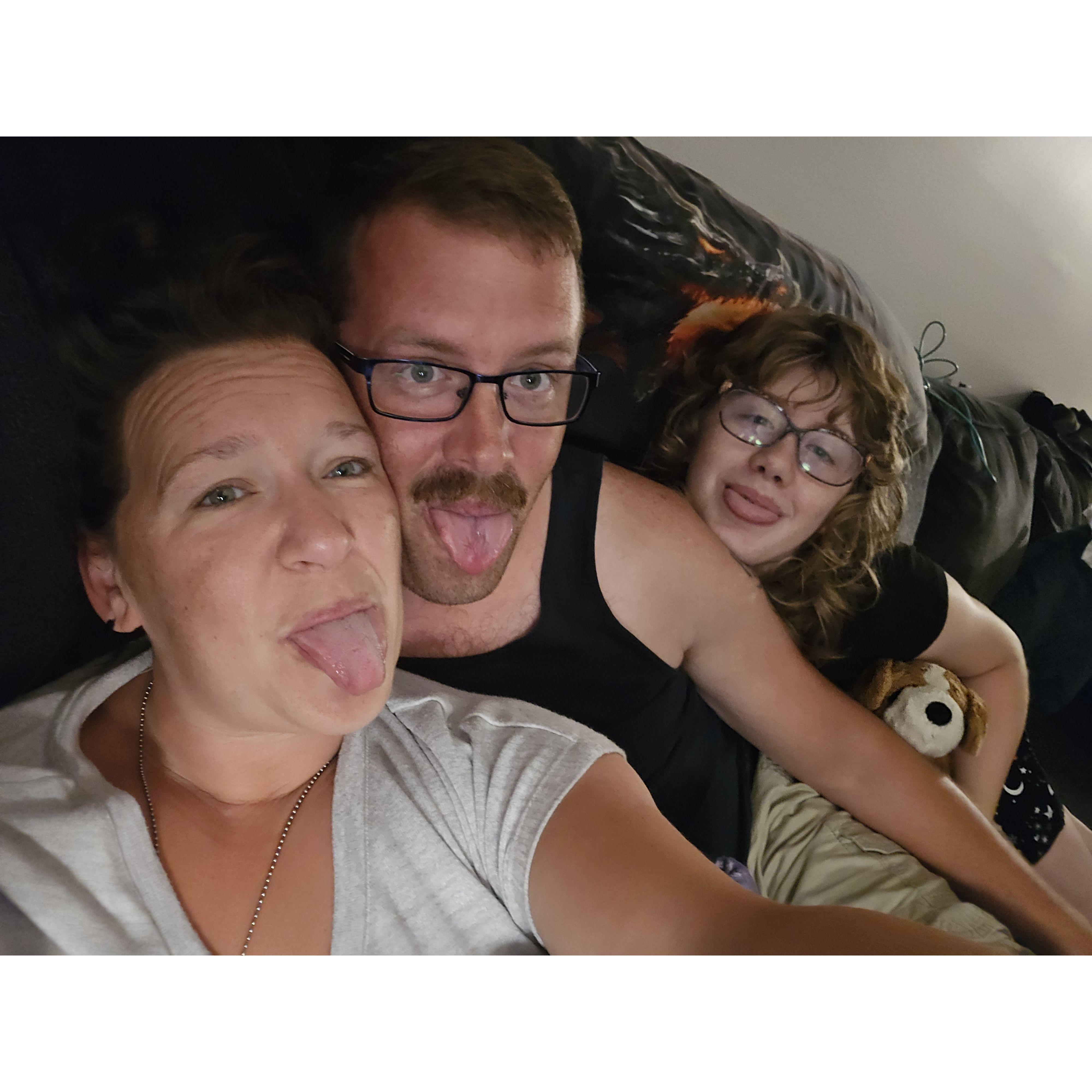 Family Fun!!! How Veronica knew we would be together forever!