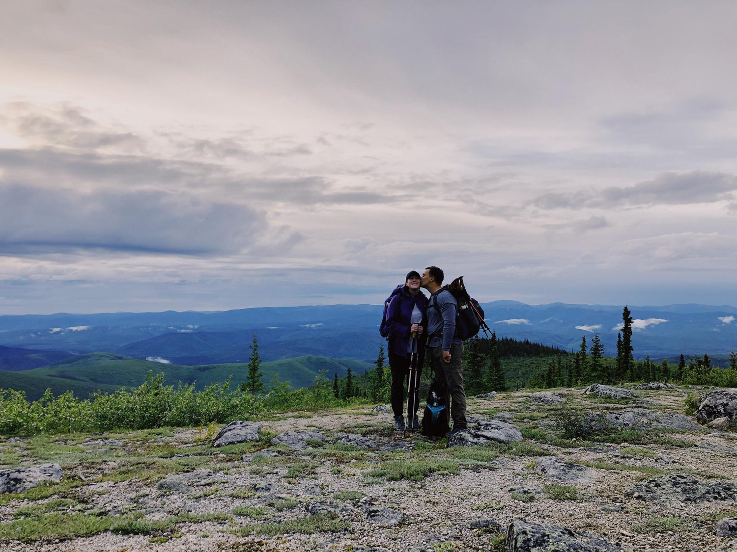 Our first overnight backpacking trip! Granite Tors, Alaska 2020