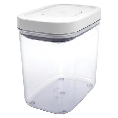 Oxo Pop 2.7qt Plastic Rectangle Airtight Food Storage Container White :  Target