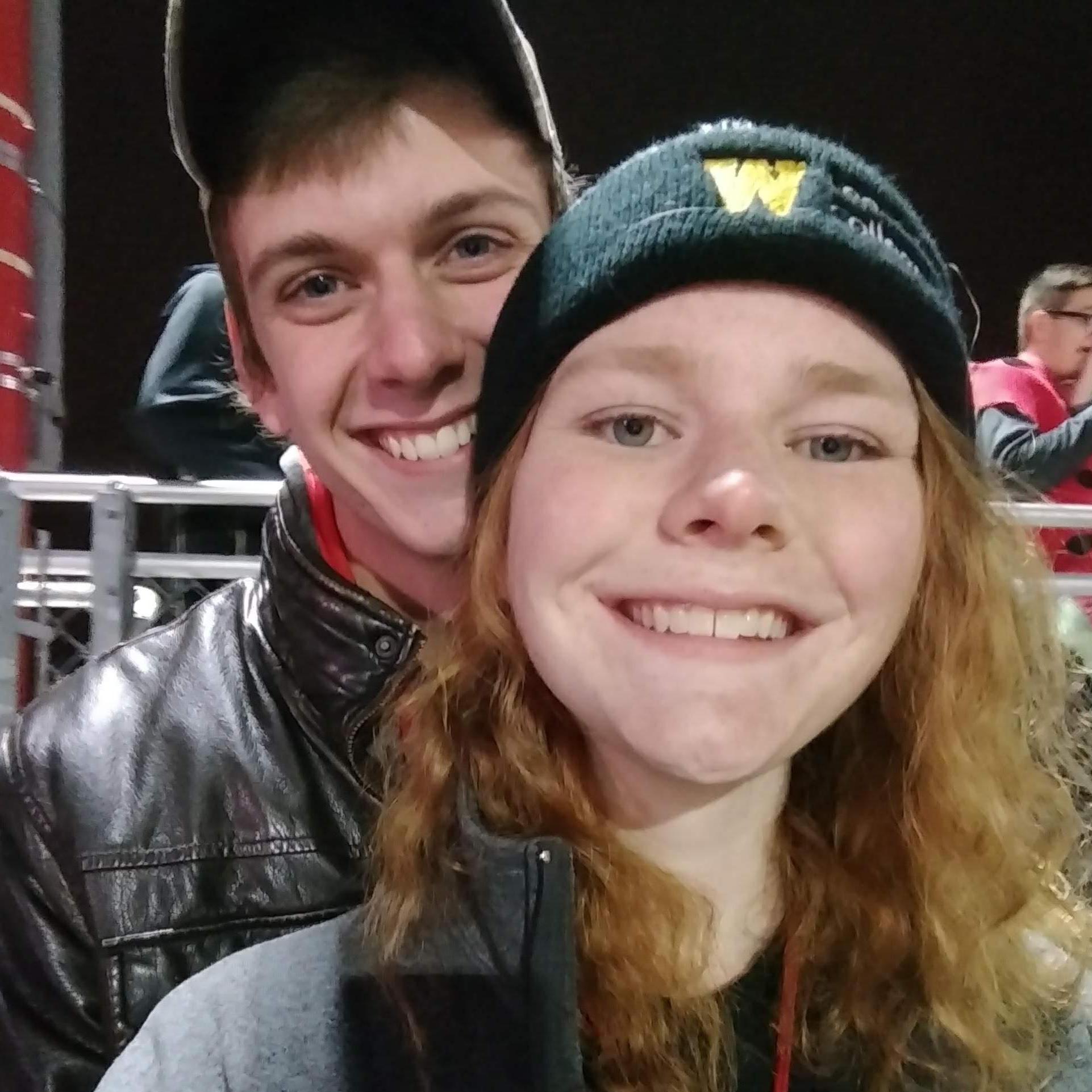 Kimberly High Game, where Julia coached Color Guard. October, 2018