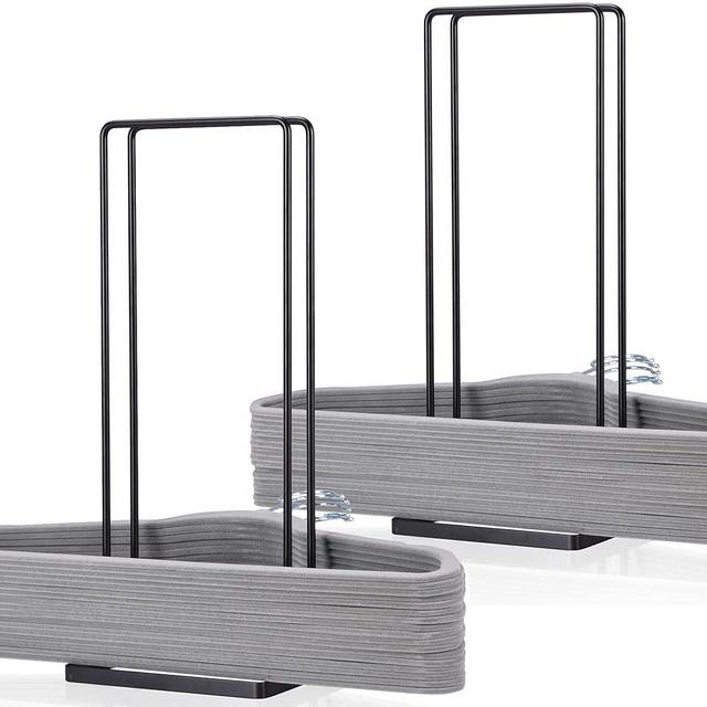 Hanger Organizer Stacker 2 Pack,Hanger Organizer Hanger Holder Storage for for Adult Child Clothes Hangers