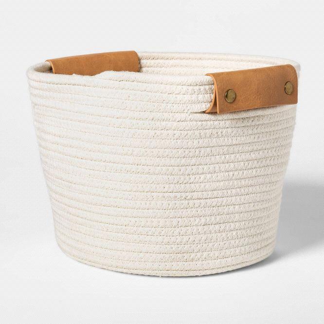 Decorative Coiled Rope Basket